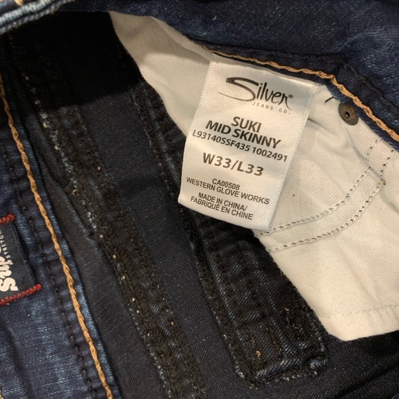 Silver Jeans Dark Blue Women's Jeans - Picture 2 of 3